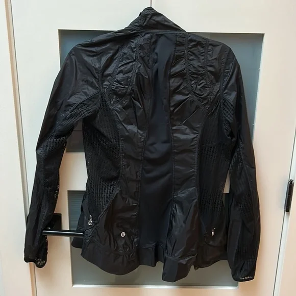 Lululemon black shell jacket. - Picture 3 of 4